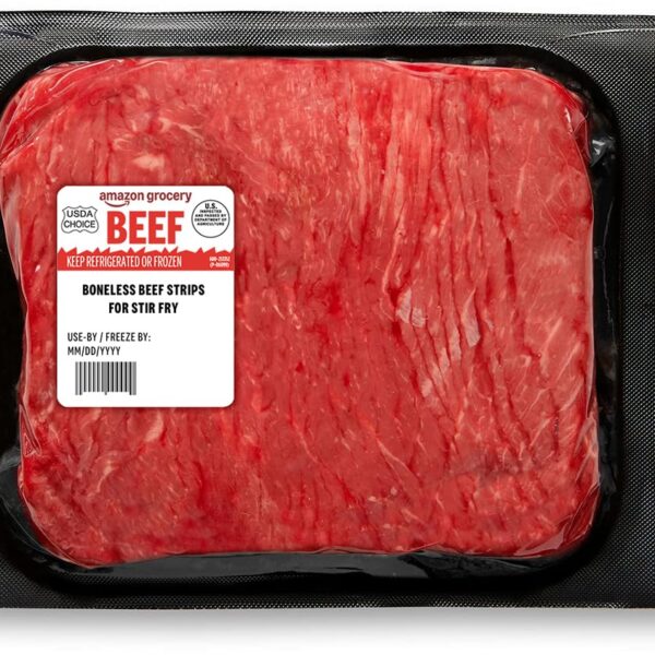 Grocery, Beef Strips for Stir Fry, Boneless, USDA Choice, Weight Varies