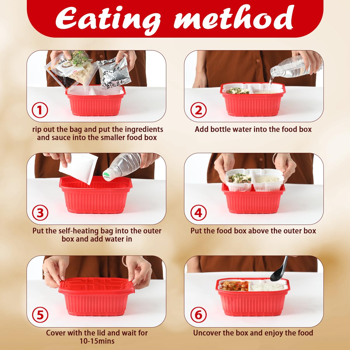 YUMEI Mapo Tofu Stew, Instant Spicy Tofu Meal with Rice, High Protein Low Fat, Vegan, Made with Non-GMO Soybeans, Self heating Tofu Meal Instant Rice - Image 7